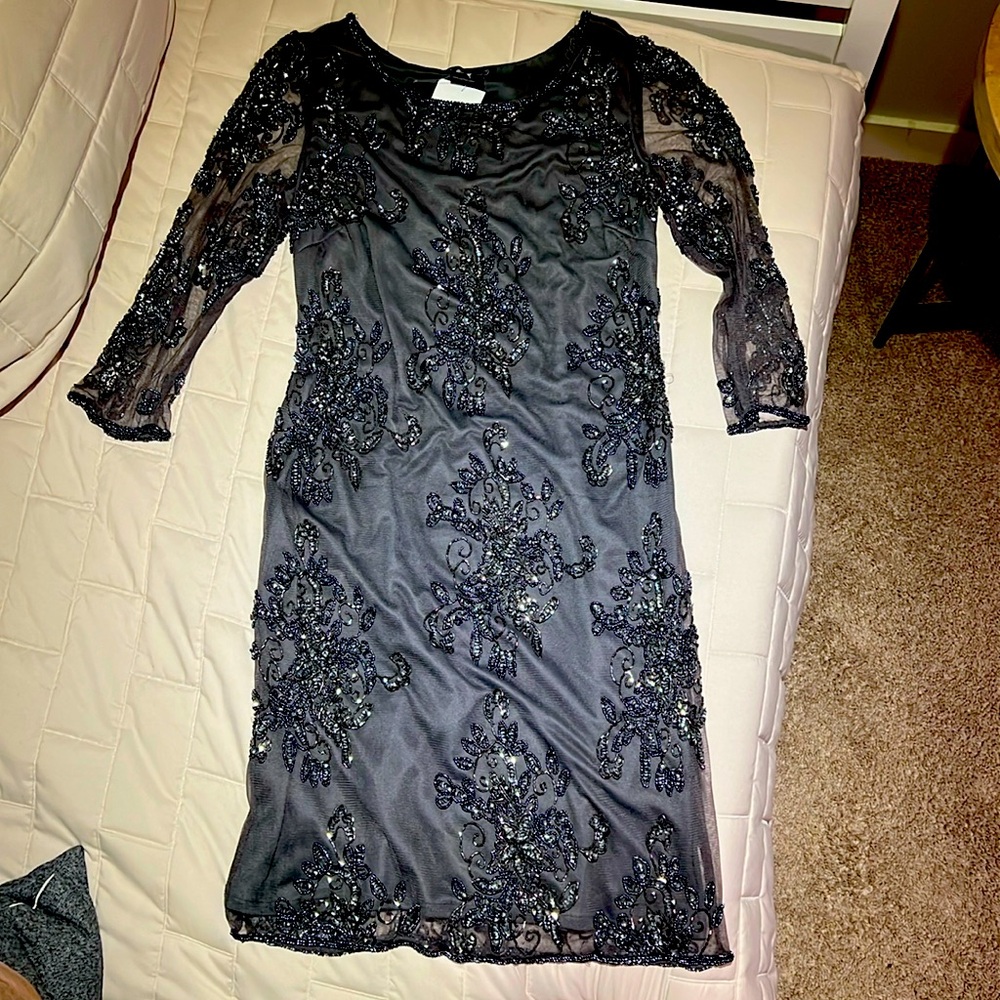 Pisarro Nights beaded gown size 10